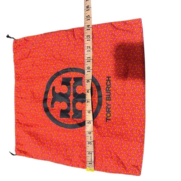 Tory Burch Pink and Orange Cosmetic Bag 14x14 - Picture 5 of 6